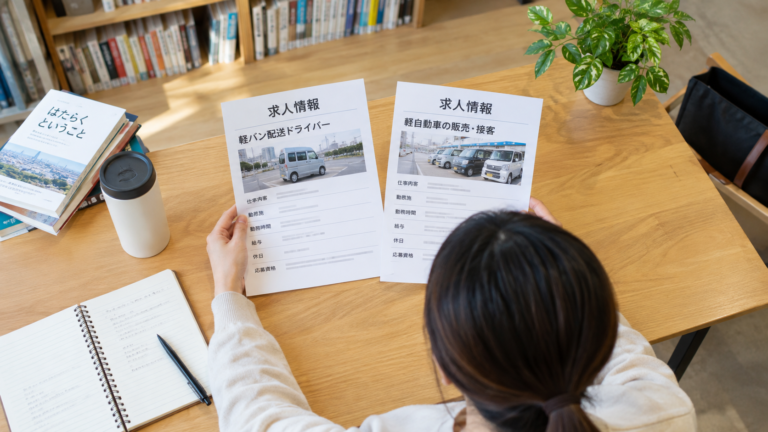 求人選びを説明するイメージ写真